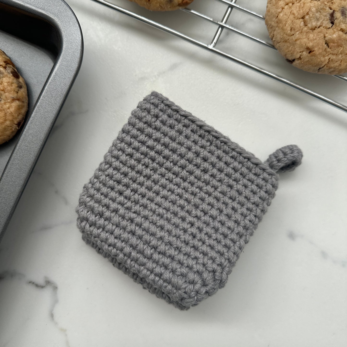 Crocheted Pinch Oven Mitt | Heat-Resistant