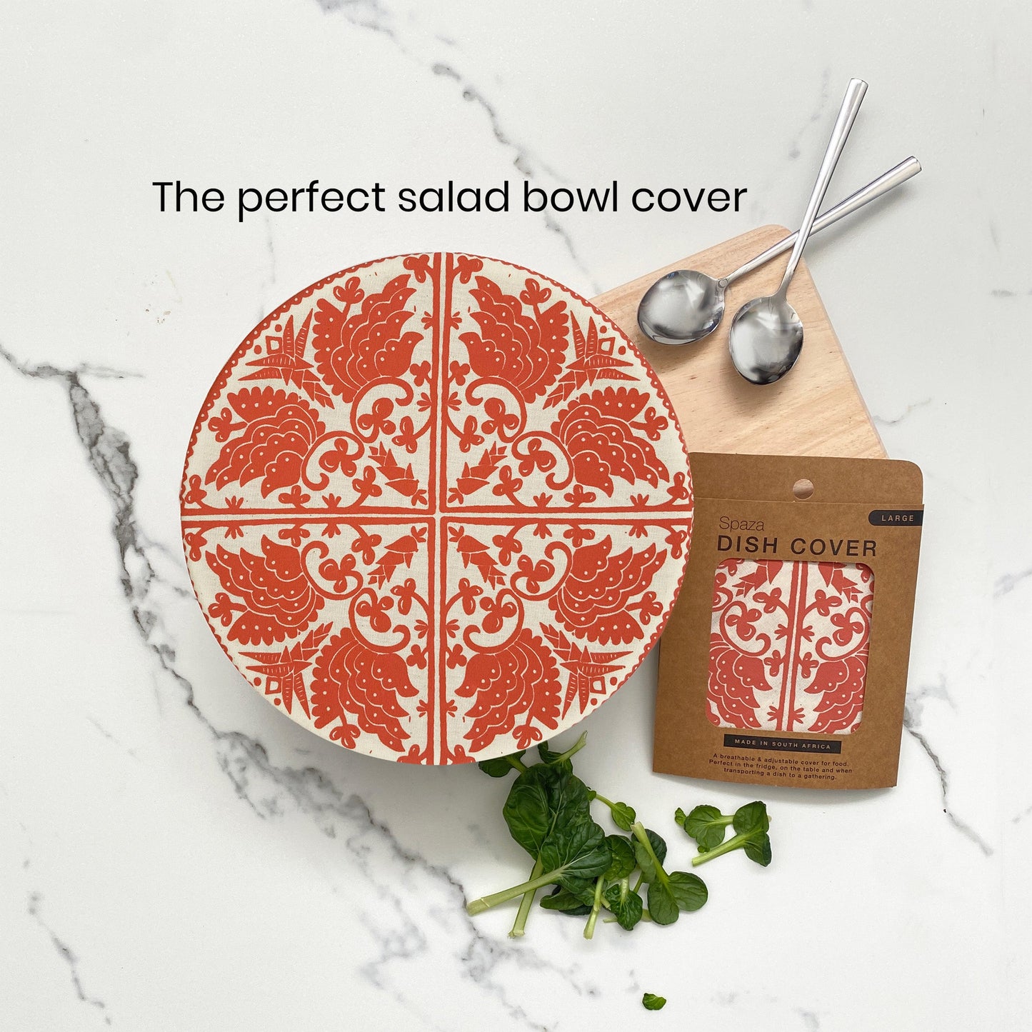 Dish and Bowl Cover Large Madiba Print