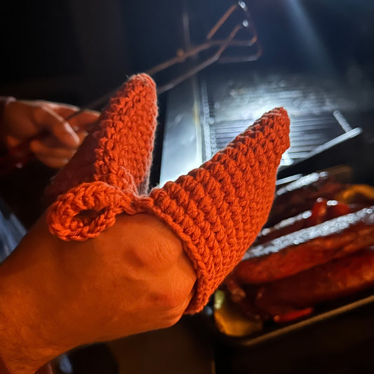 Crocheted Pinch Oven Mitt | Heat-Resistant