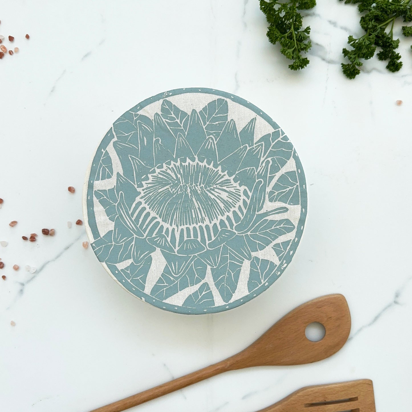 Dish and Bowl Cover Small | Protea Print