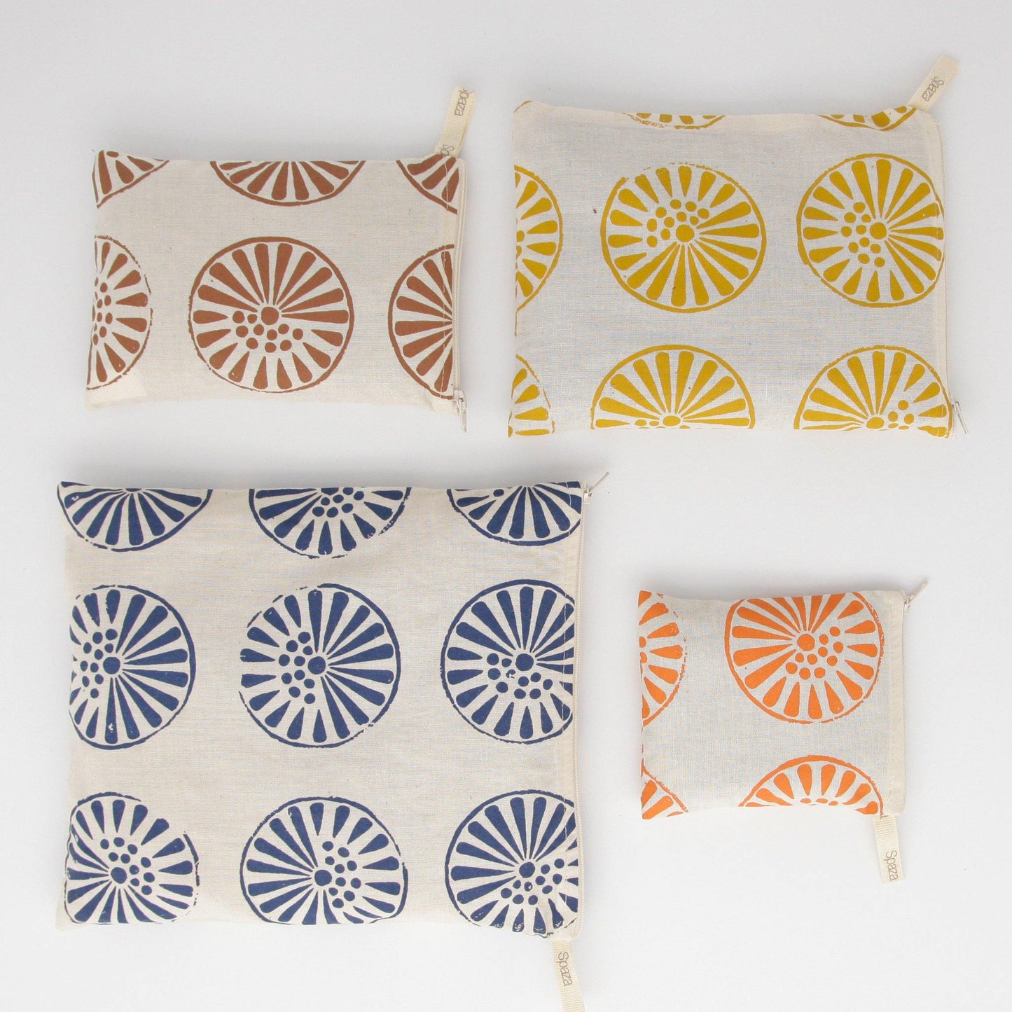 Dry Goods Bags Set of 4 : fabric zip bags for bulk food refill shopping - spaza.store.com